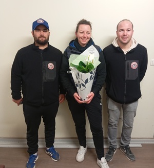 Finalistes du A: Emmanuel Helfrid, Alexane Sellier et Kévin Hernandez Finalistes du A: Emmanuel Helfrid, Alexane Sellier et Kévin Hernandez