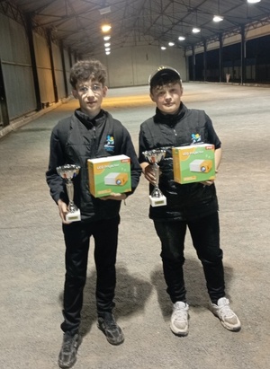 Vainqueurs Cadets: Maxence et Louka du CRE Vainqueurs Cadets: Maxence et Louka du CRE