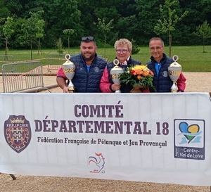Les champions: Joris, Véro et Christophe