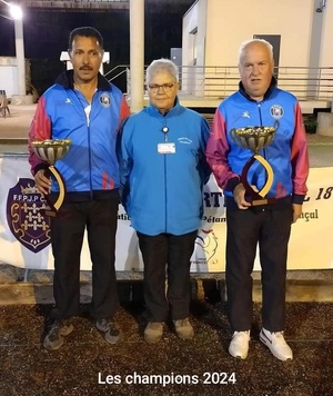 TIRAGE DU CHAMPIONNAT "DOUBLETTE VÉTÉRAN"