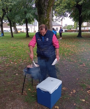 Merci à Valentin pour la préparation du barbecue