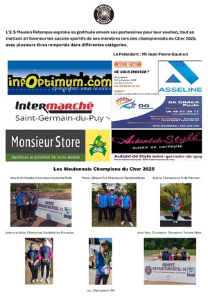 NOS PARTENAIRES NOS PARTENAIRES