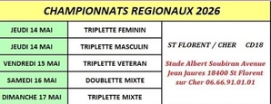 CHAMPIONNATS RÉGIONAUX A ST FLORENT