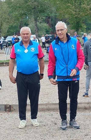 Michel et Roland ont partagé en finale du C.