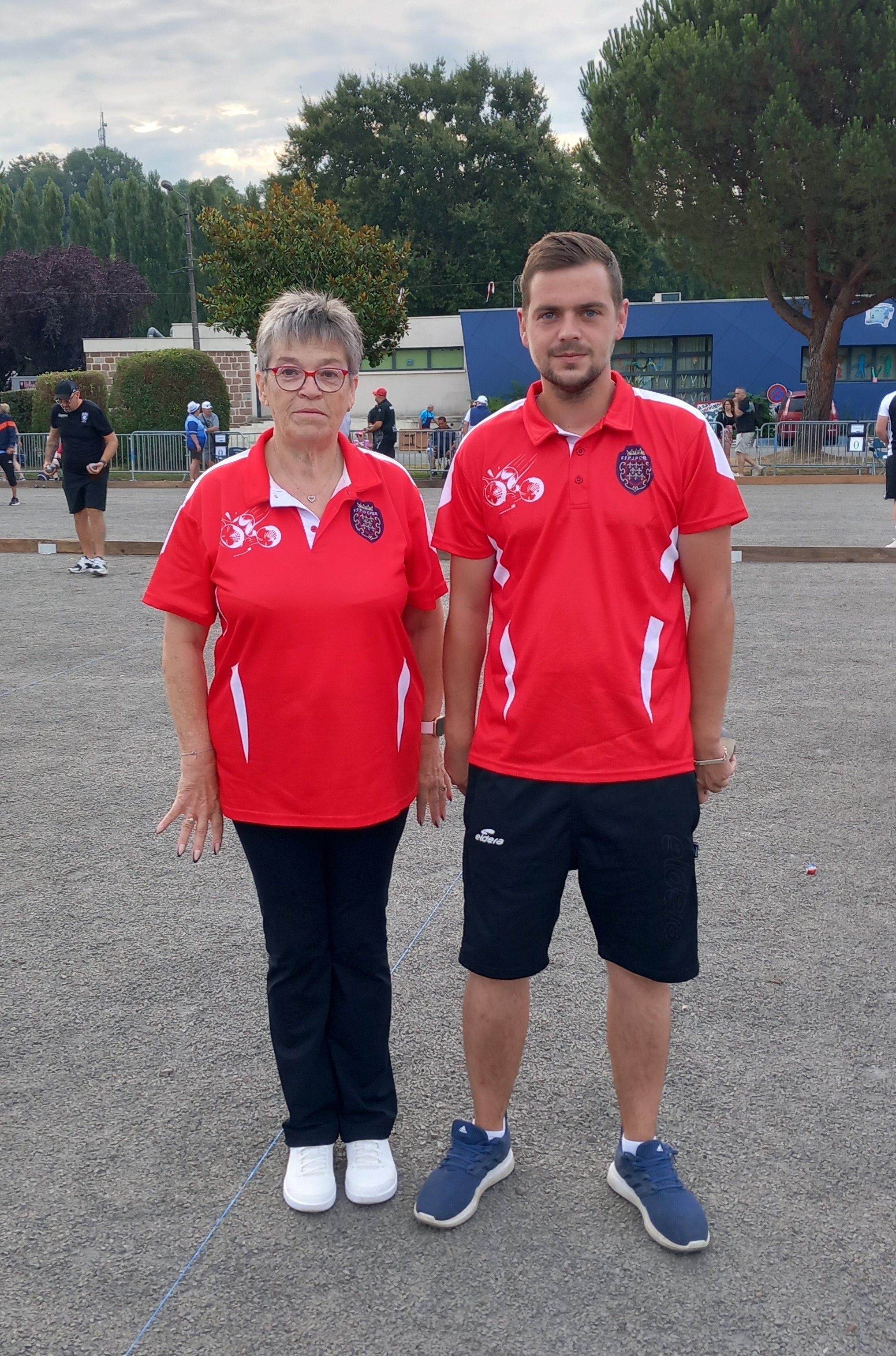 Quentin et Anne Marie (Déléguée du CD18)