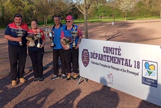 VÉRO ET CHRISTOPHE, CHAMPIONS DU CHER DOUBLETTE MIXTE 2025