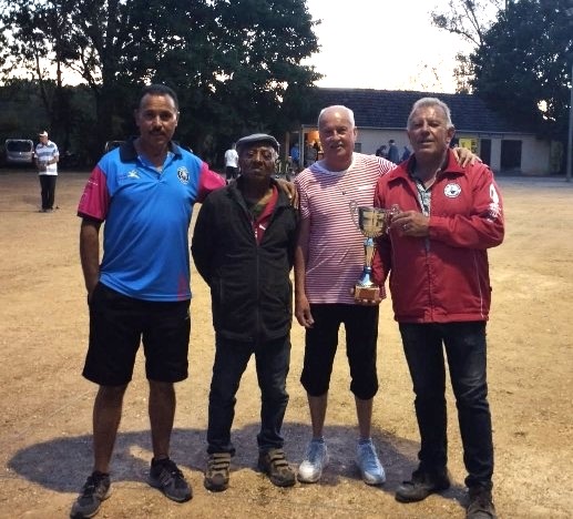 Momo et Eric avec Jean Marc et Gino du CBV