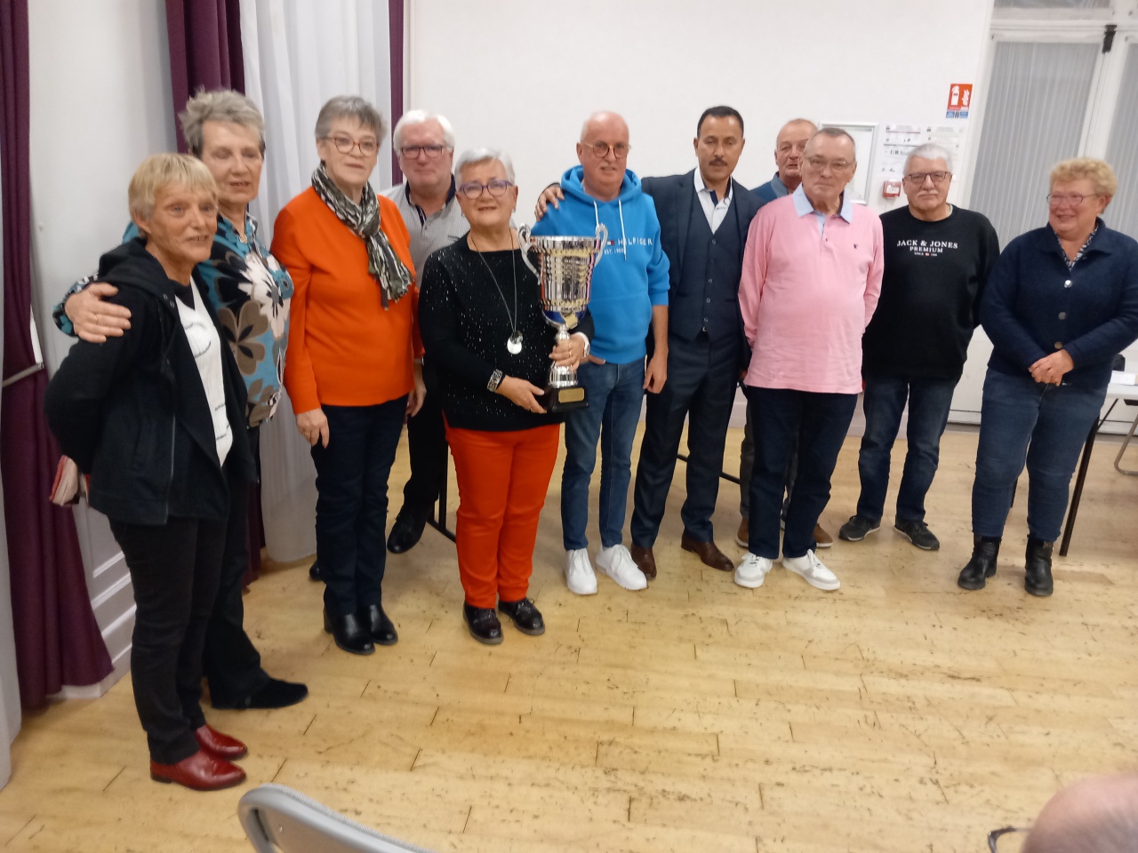 LES VETERANS,CHAMPIONS DU CHER, MONTENT EN CRCV (MANQUE BERNARD)