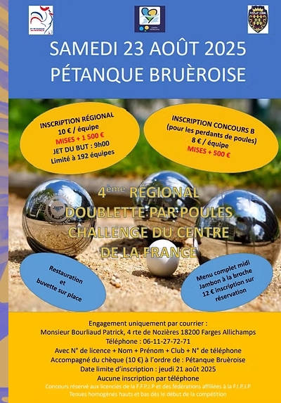 AFFICHE Régional de Bruère AFFICHE Régional de Bruère