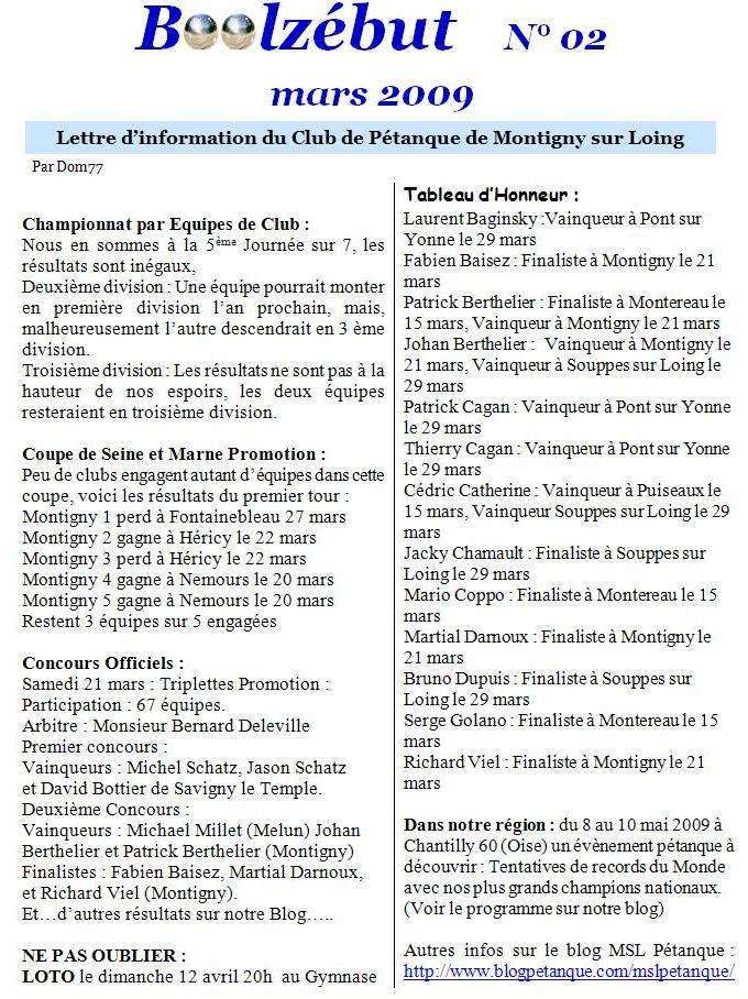 Boulzébut N°2 Boulzébut N°2