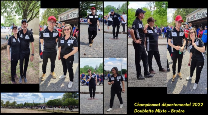 2 Doublettes mixtes Nohantaises au Championnat Départemental 2022 - 7 et 8 mai 2 Doublettes mixtes Nohantaises au Championnat Départemental 2022 - 7 et 8 mai