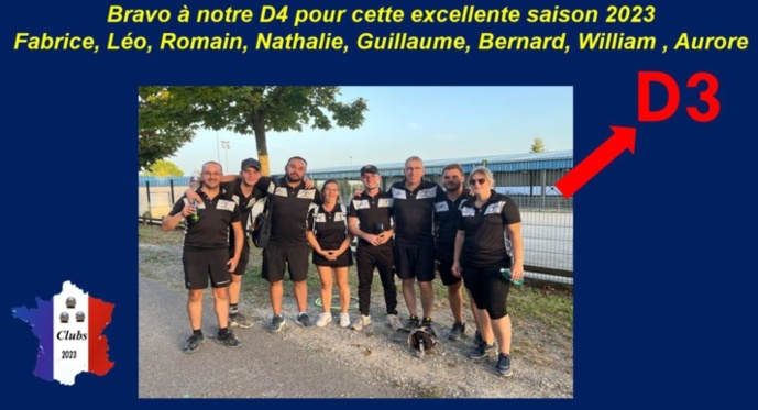 BRAVO à notre D4 pour sa montée en D3