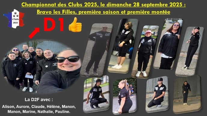 Dernière journée du Championnat des Clubs 2025, Bravo les Filles...