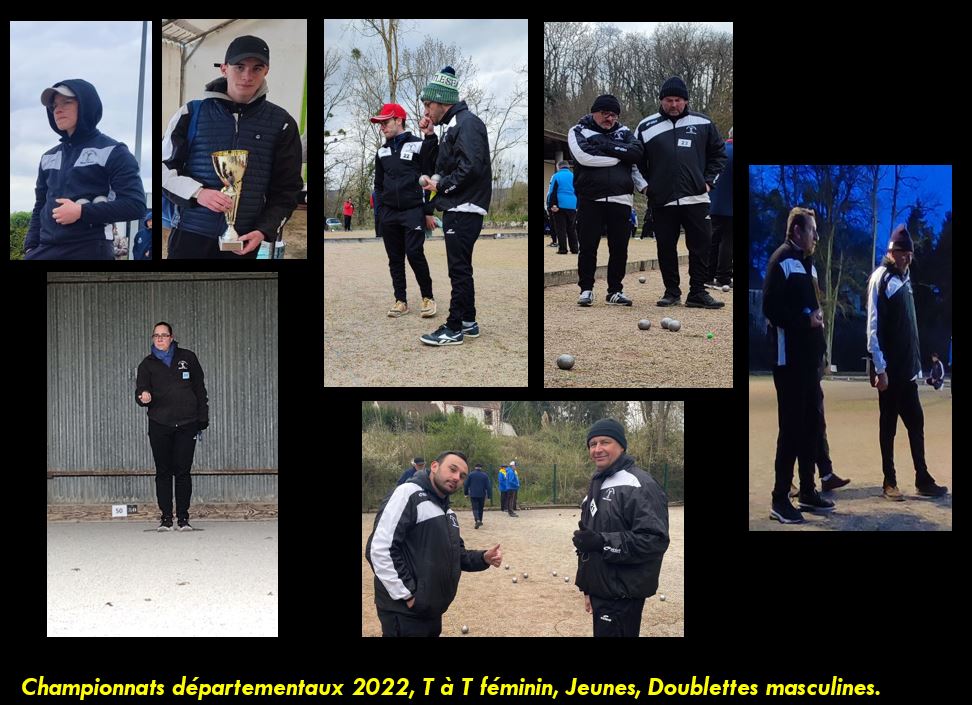 Résultats du premier weekend des championnats départementaux 2022 Résultats du premier weekend des championnats départementaux 2022