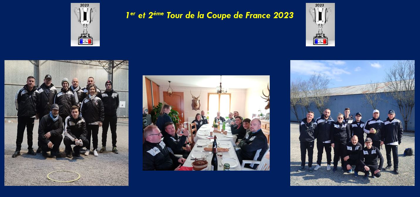 1er et 2ème Tour de la Coupe de France 2023