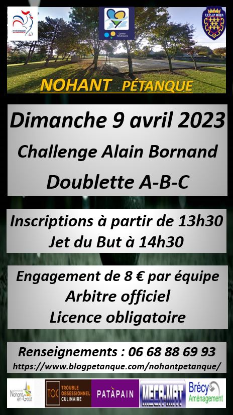 Challenge Alain Bornand 2023...