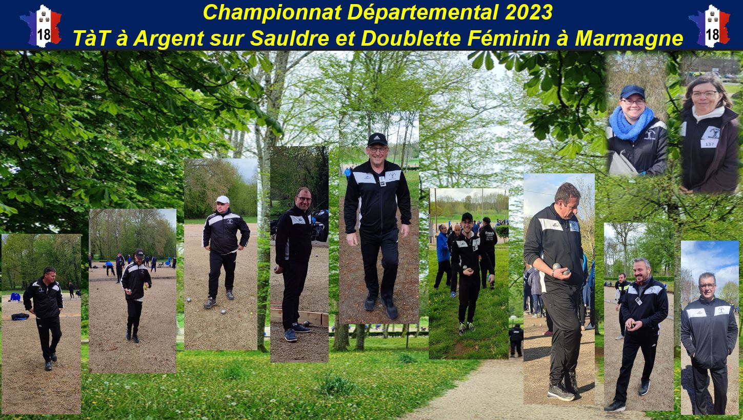 Championnat Départemental 2023 : Têtes à Têtes et Doublette Féminin Championnat Départemental 2023 : Têtes à Têtes et Doublette Féminin