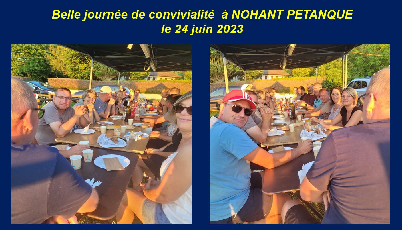 Belle journée de convivialité ce samedi 24 juin 2023...
