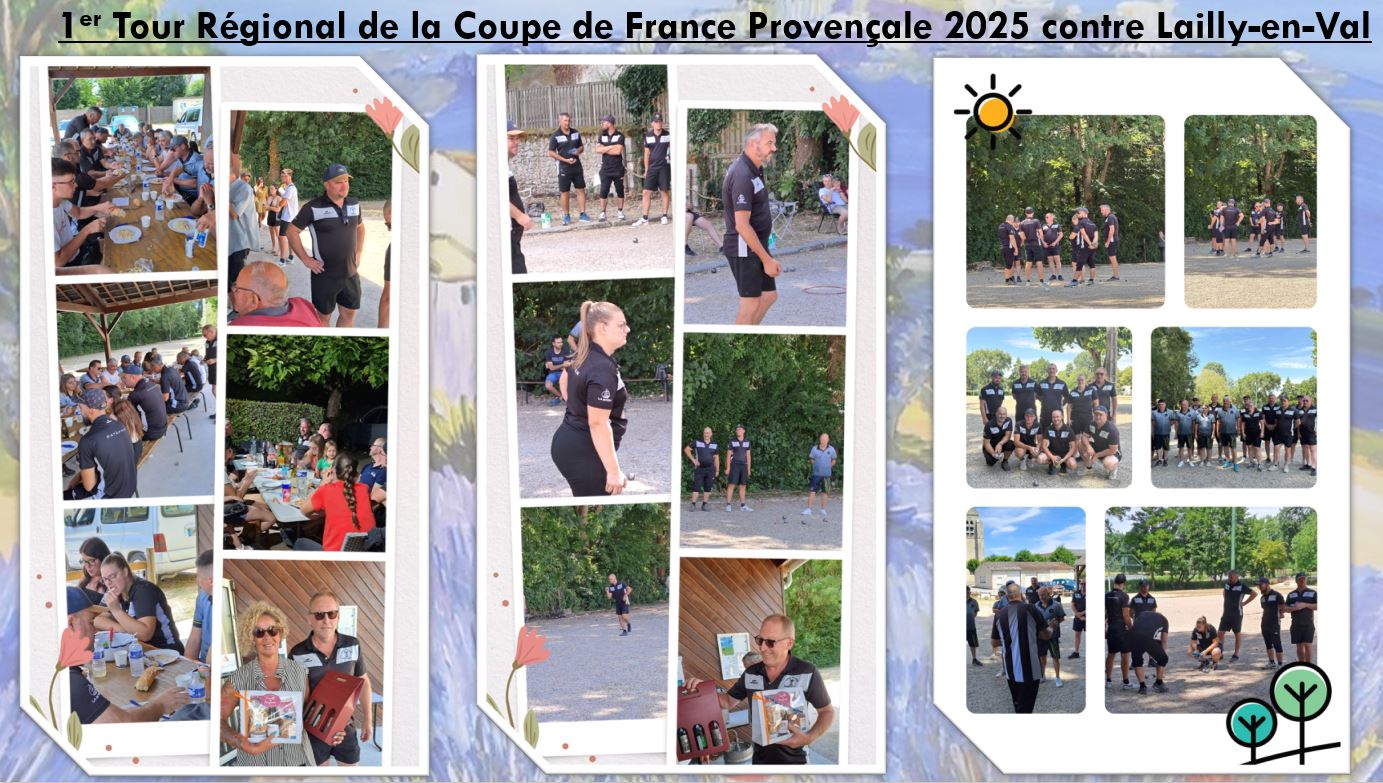 1er tour Régional de la Coupe de France Provençale 2025... 1er tour Régional de la Coupe de France Provençale 2025...