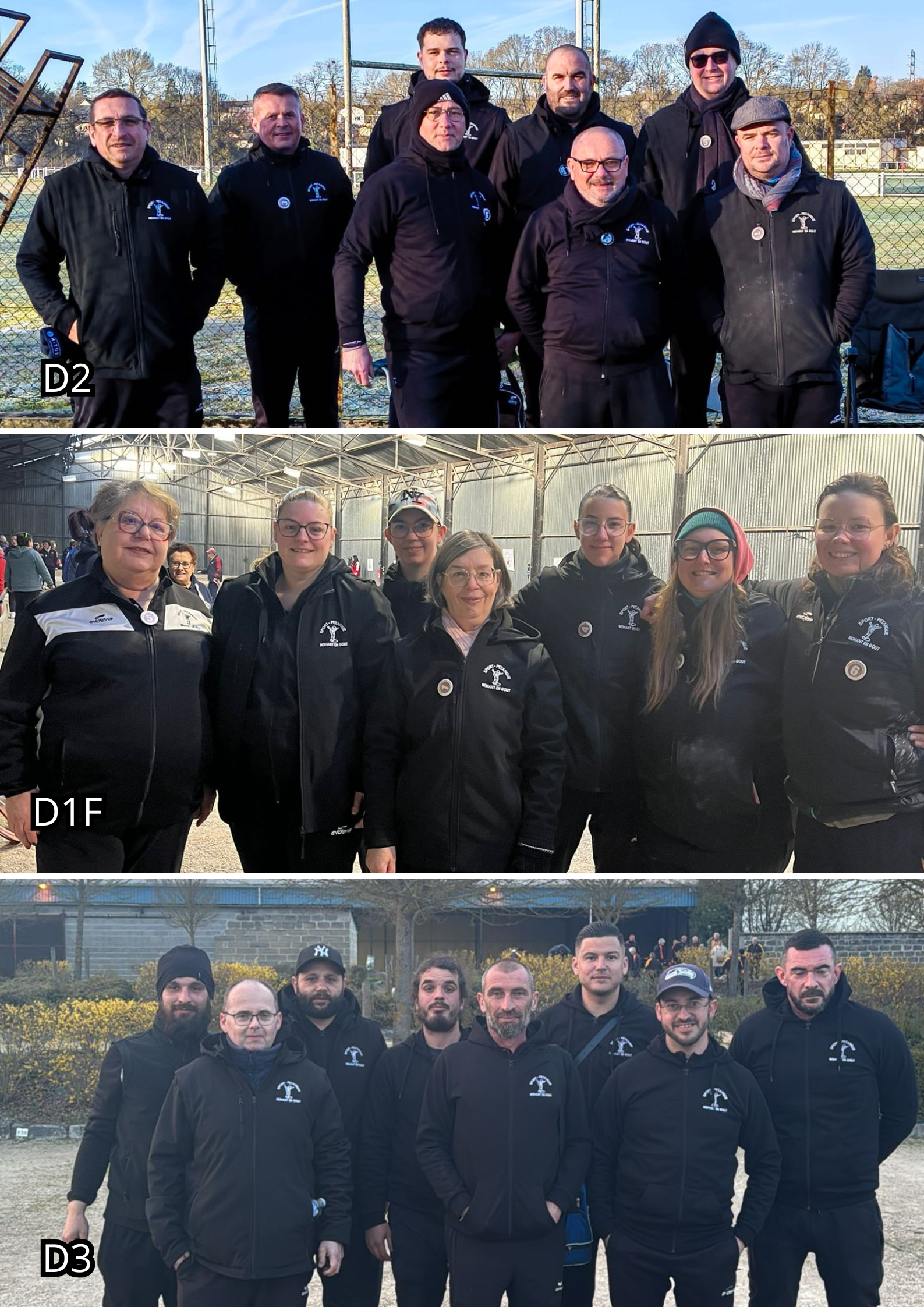 1ère journée de championnat des clubs