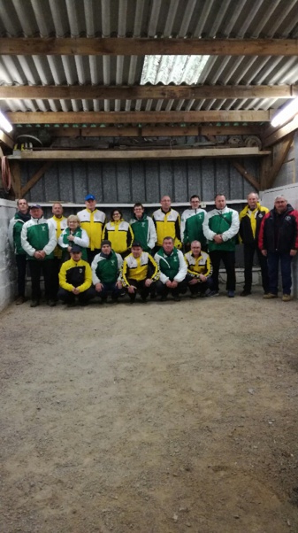 Joueurs de Montauban : Brigitte, Marie-Thérèse, Fabrice, Emile, Julien, Johann, Olivier et Jean-Claude