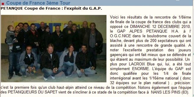 Coupe de France 2010-2011 Coupe de France 2010-2011