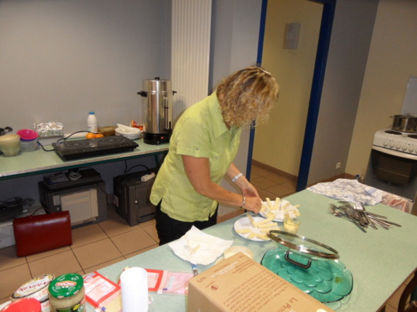 La suite du repas des dirigeants