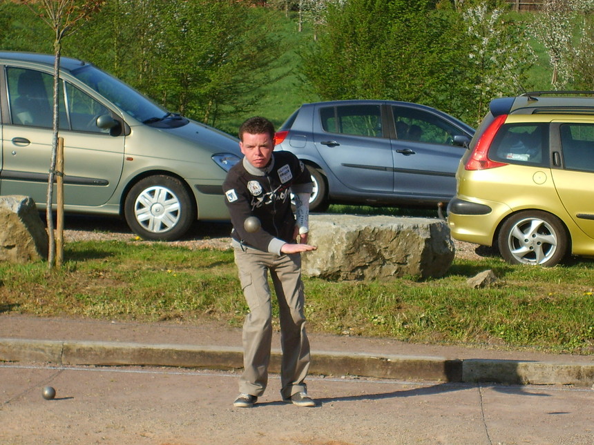 Julien PESTOUR, une belle position de tireur