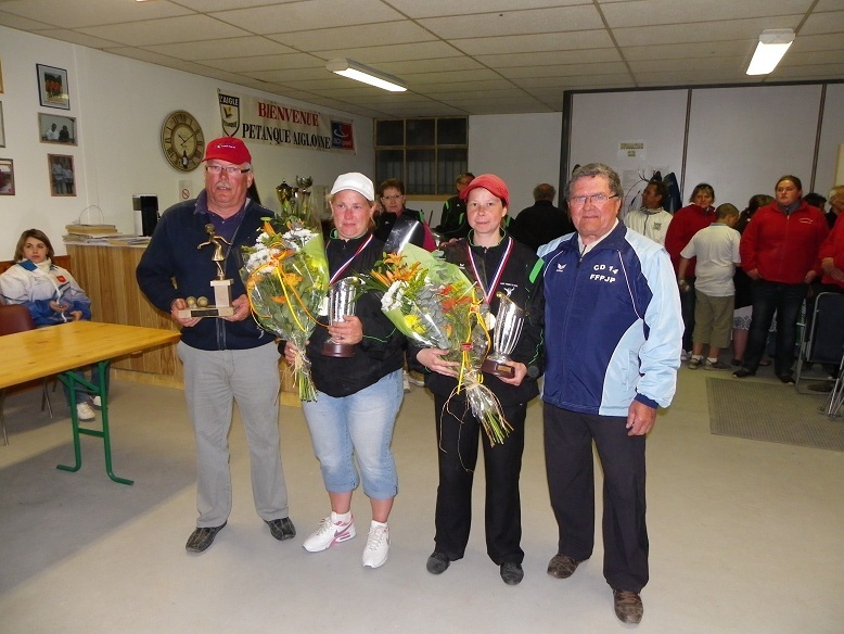 Fabienne ADAM - Céline JACQUIN, championnes de ligue 2011