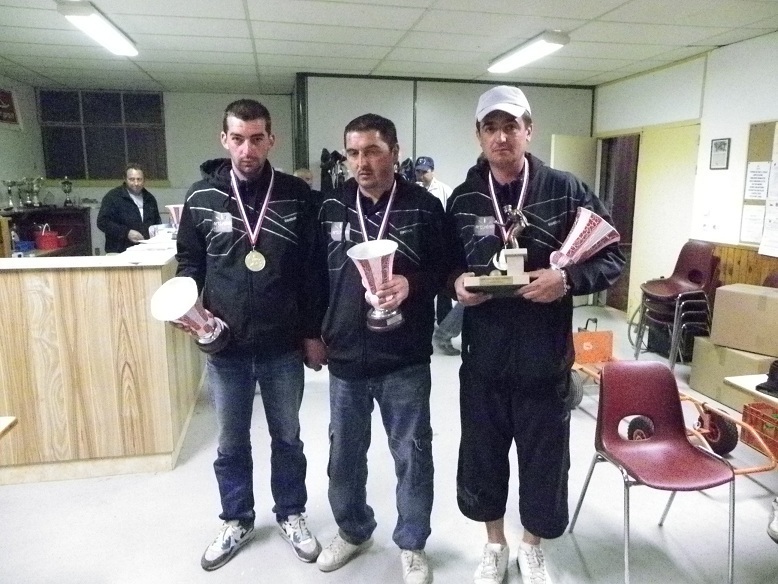 Jordan GASTIN - Samuel JUSTIN - Cyril FAUQUET, les champions de ligue 2011