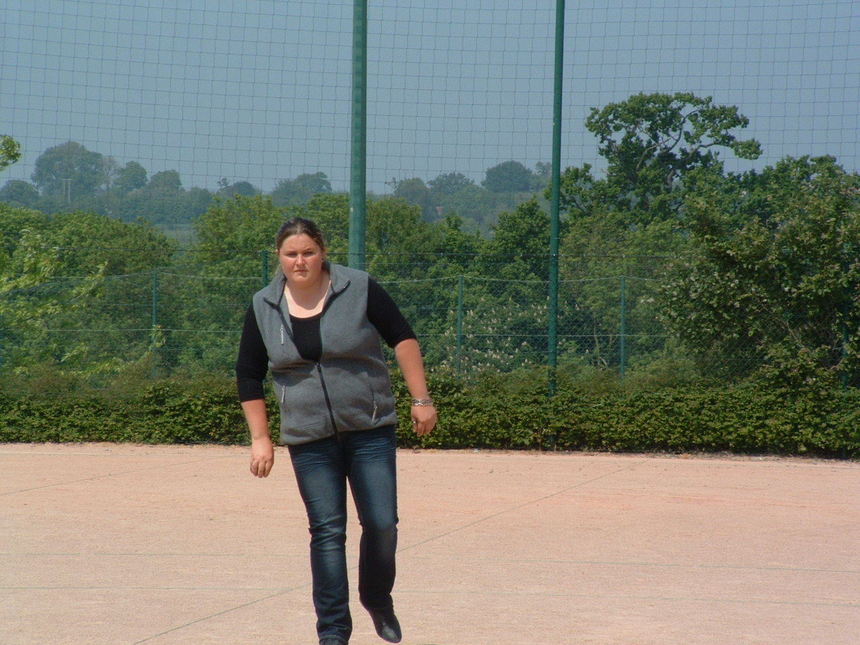 L'une des rare femme à participer L'une des rare femme à participer