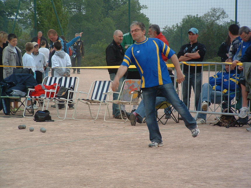 La suite du championnat de la manche triplette jeu provençal en photos