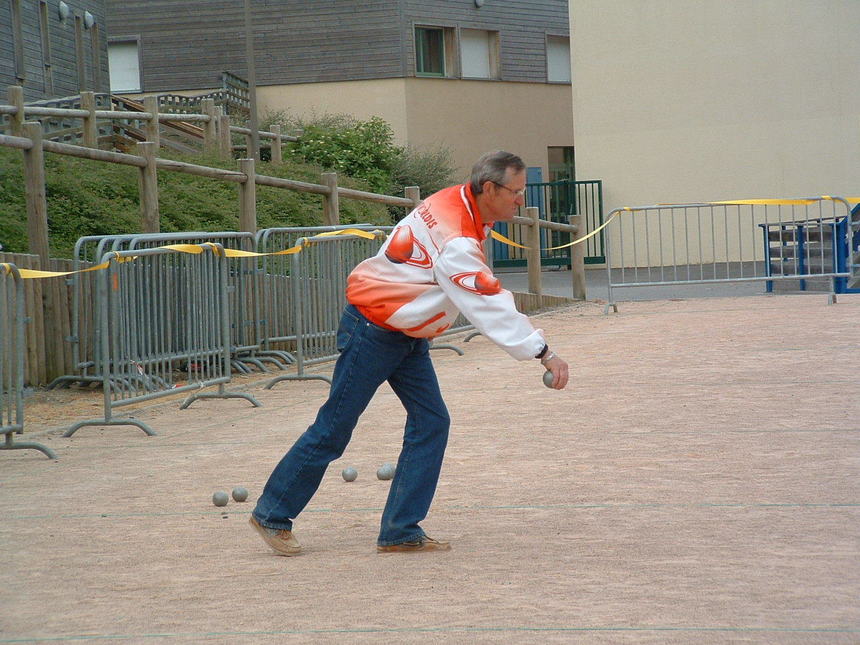 La suite du championnat de la manche triplette jeu provençal en photos