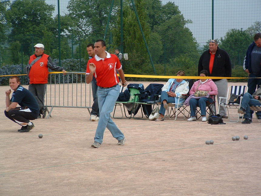 La suite du championnat de la manche triplette jeu provençal en photos