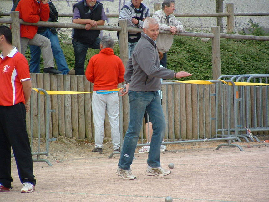 La suite du championnat de la manche triplette jeu provençal en photos