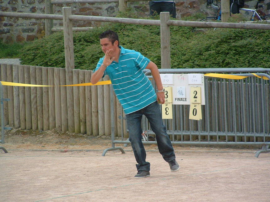 La suite du championnat de la manche triplette jeu provençal en photos