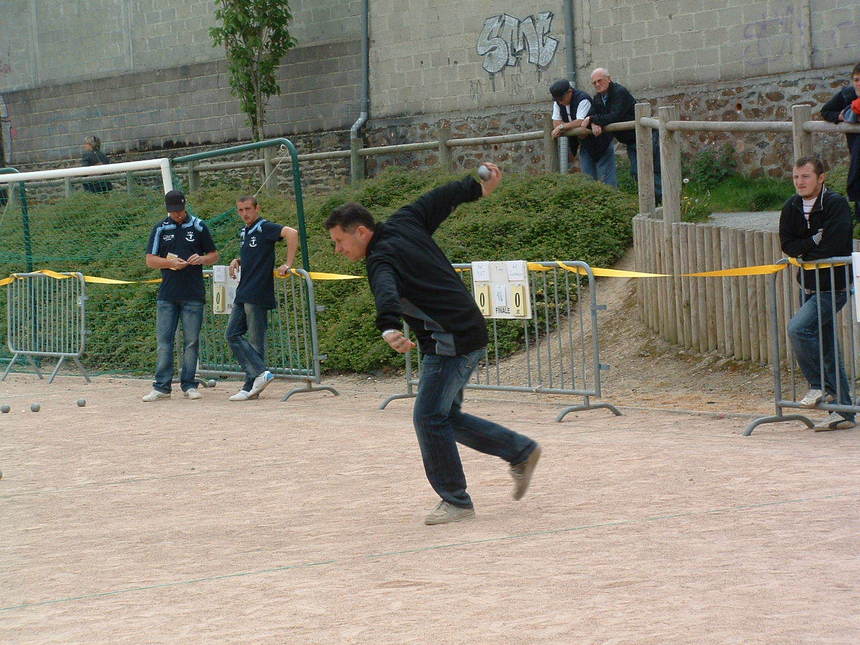 La suite du championnat de la manche triplette jeu provençal en photos