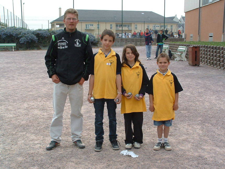 Ludo LESOIF et son équipe de benjamins