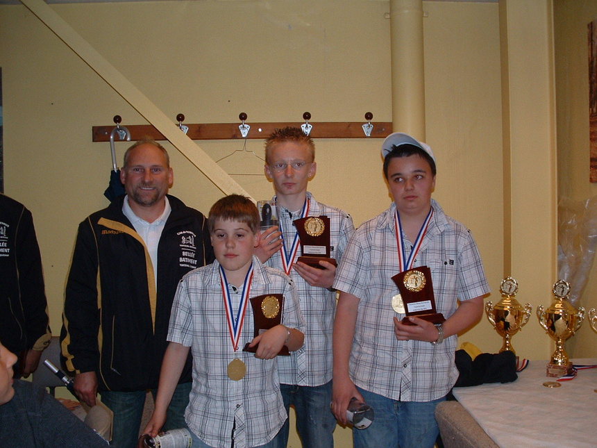 Les champions cadets 2011, Maxime JEANNE - Maxime AUGUSTE et Edouard TROUVE Les champions cadets 2011, Maxime JEANNE - Maxime AUGUSTE et Edouard TROUVE