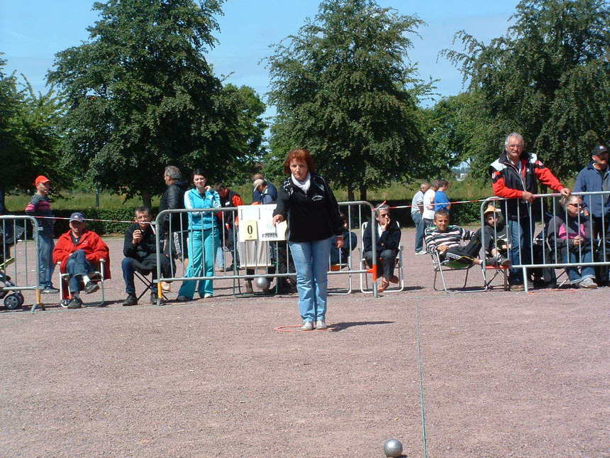 Claudine DECEROIT auteur d'un appoint impeccable en 1/2 finale Claudine DECEROIT auteur d'un appoint impeccable en 1/2 finale