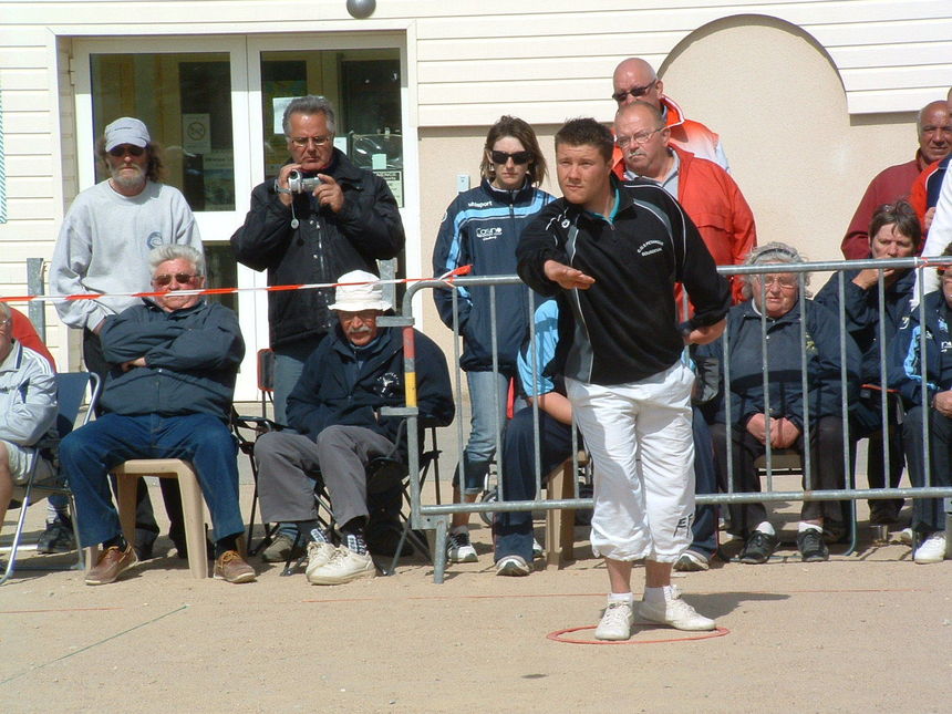 Elvis FALLET après le tête à tête ligue en 2010, la doublette départemental en 2011