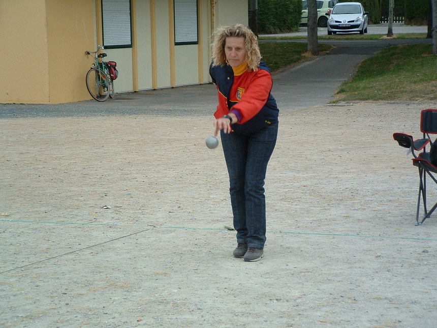 Brigitte MELKIOR en 1/8ème de finale