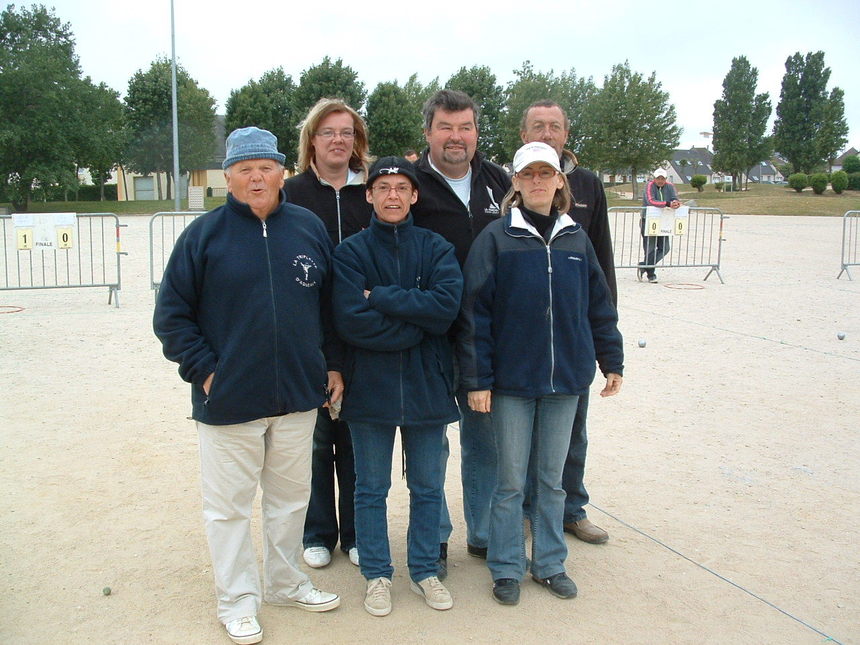 Les agnelais avec leur président