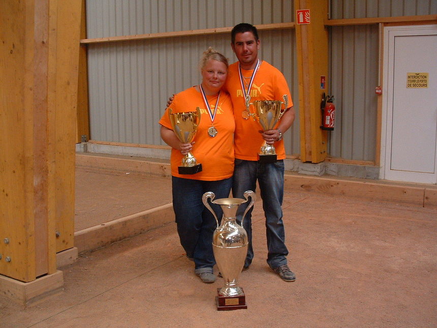 la finale du championnat de la manche doublette mixte