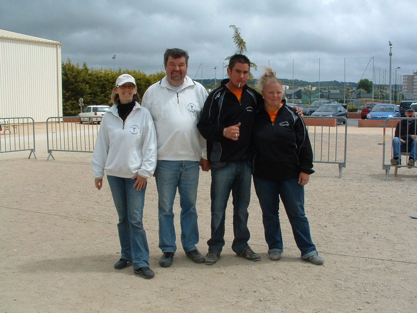 la finale du championnat de la manche doublette mixte