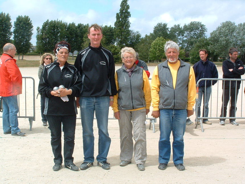 la finale du championnat de la manche doublette mixte