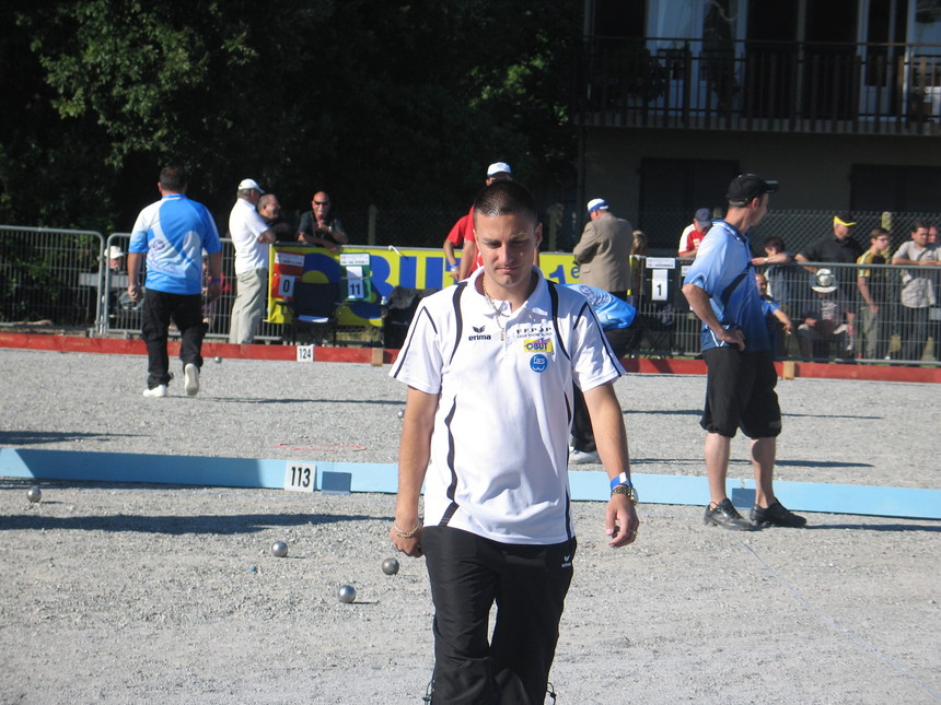 Christophe SARRIO, double vice champion en 2009 à Clermont-Ferrand et Bourg-Saint-Andéol