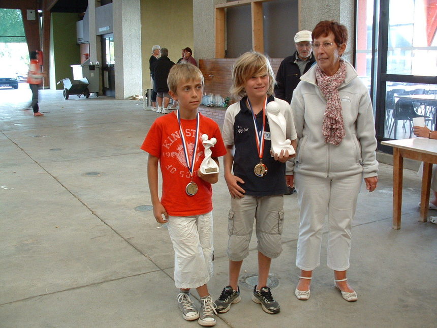 Mathis JOURDAN et Léo DEMATELAERE finalistes chez les benjamins