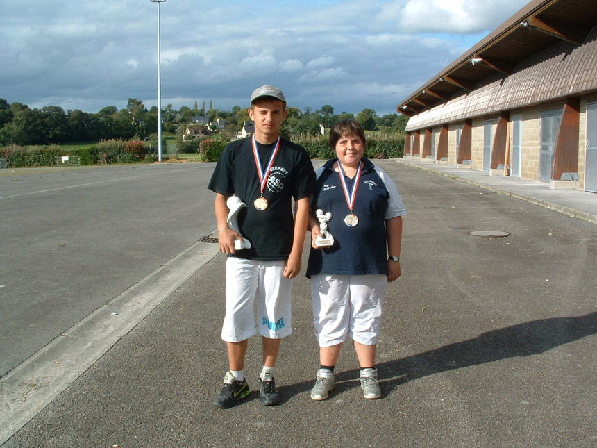 Clement VIVIER (champion) et Sonia GOUTTE  dominateurs chez les minimes