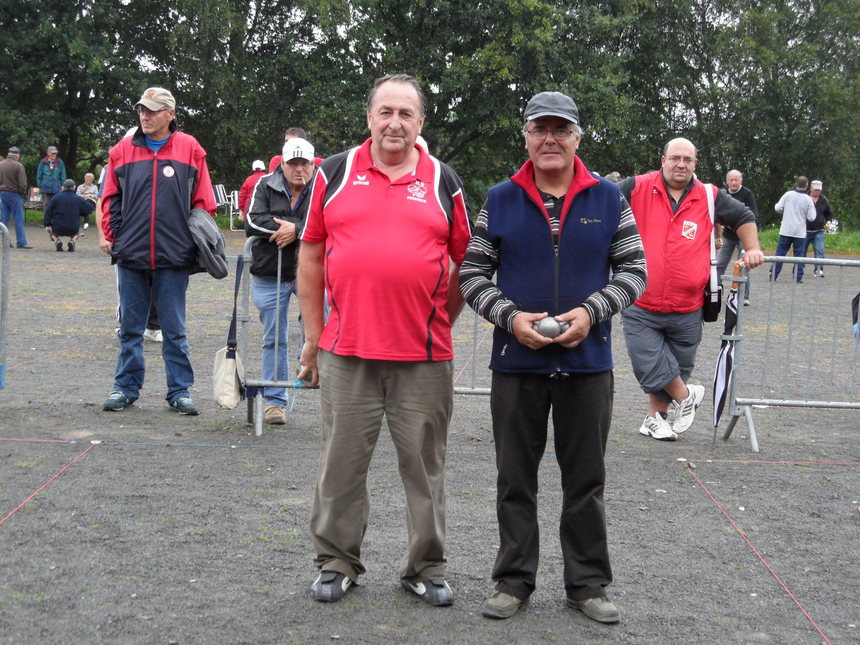 Une 1/2 finale octevillaise - Roger GRARD - Claude LACROIX